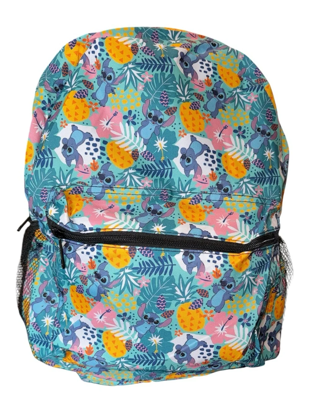 Kids Tropical Stitch Print Backpack - Blue